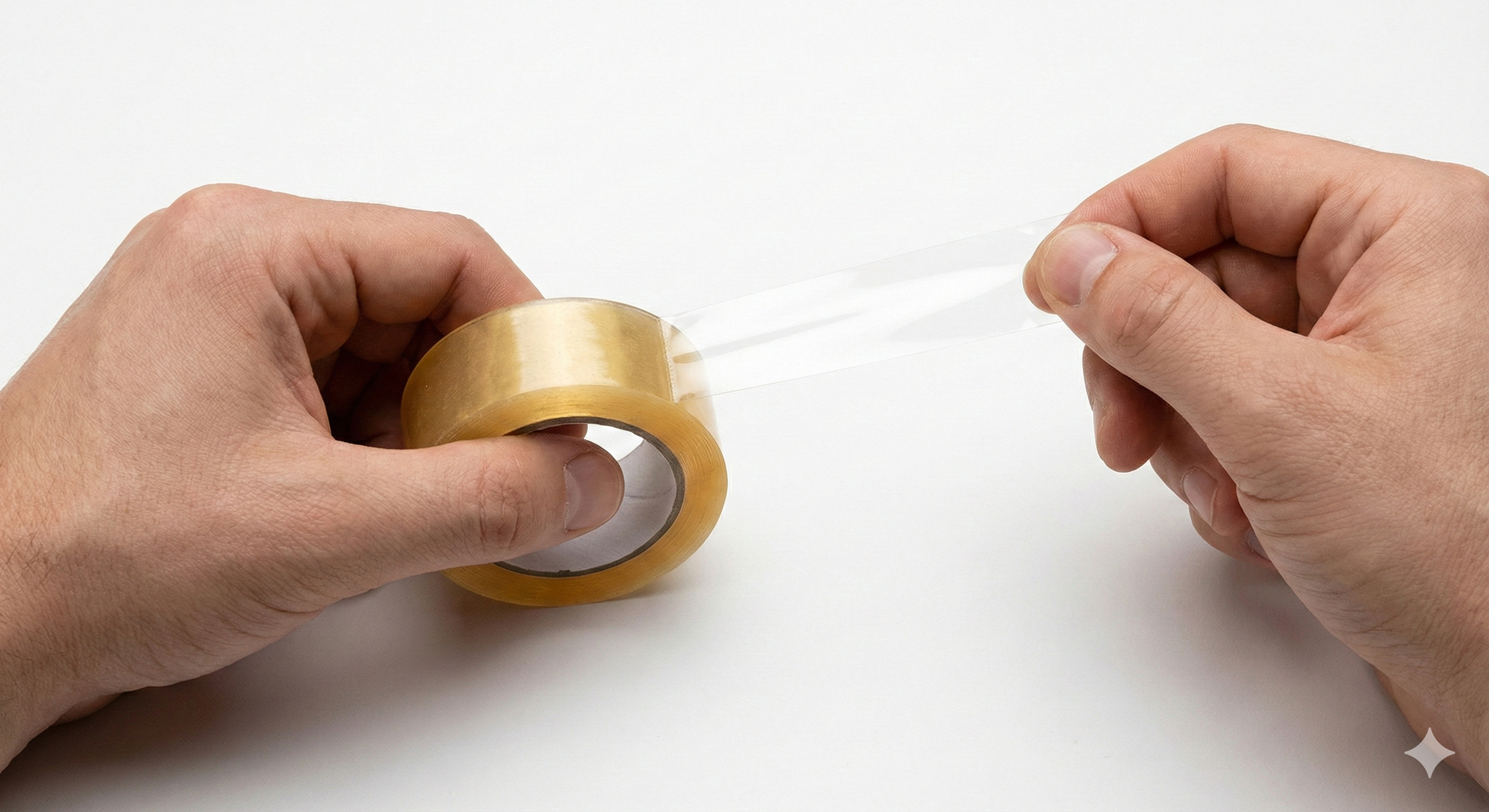 Tear off a strip of Banana Tape